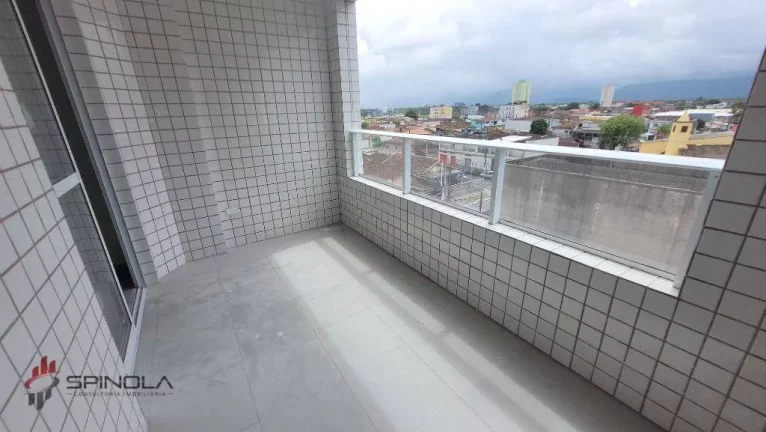 Imagem Apartamento com 1 dormitório à venda, 46 m² por R$ 310.750,37 - Mirim - Praia Grande/SP