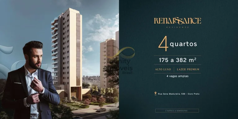 Imagem Renaissance Residenze - Apartamento à venda no bairro Ouro Preto - Belo Horizonte/MG
