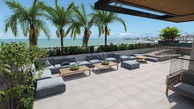 Imagem Apartamentos com varanda/ sacada gourmet a 300m da praia do Bessa no Jardim Oceania - AP1657
