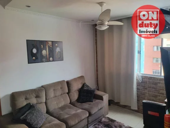 Imagem Apartamento com 2 dormitórios à venda, 64 m² por R$ 220.000,00 - Saboó - Santos/SP