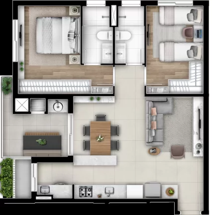 Imagem Gaia - Apartamento à venda no bairro Cabral - Curitiba/PR