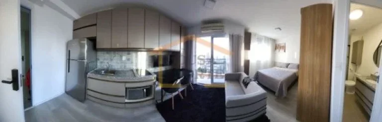 Imagem Studio super funcional com 27,50m², mobiliado e prontinho para morar!
O espaço conta com varanda, ...