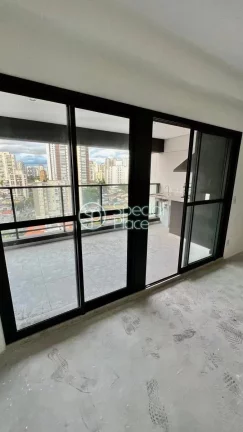 Imagem Ótimo apartamento com 85m², recém entregue, no Brooklin. Living com varanda gourmet, 03 dormitór...