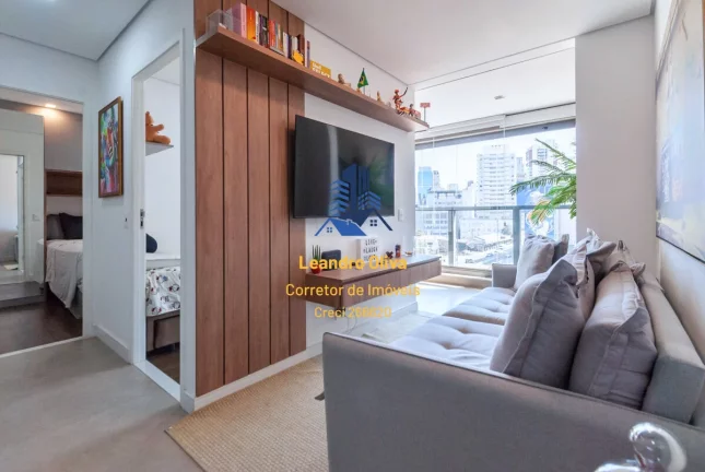 Imagem Condomínio Praça Da Vila - Apartamento tipo para venda em Vila Nova Conceição com 2 quartos, sendo 1 suíte, 56m²