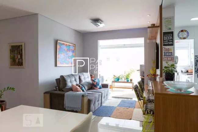 Imagem Este apartamento de 3 quartos, sendo 1 suíte, 2 salas, 2 banheiros, 2 vagas de garagem e incríveis 87,00 m2 para venda na Lapa