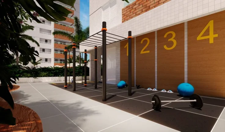 Imagem APARTAMENTO COM 95.75 m² - JARDIM LAS PALMAS - GUARUJA SP