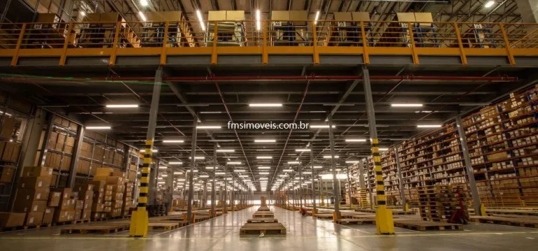 Imagem Galpão Industrial para Locação em Embu das Artes-SP, Bairro Jardim Magaly: 5 Salas, 50 Banheiros, 40 Vagas de Garagem, 45.500m² de Área.