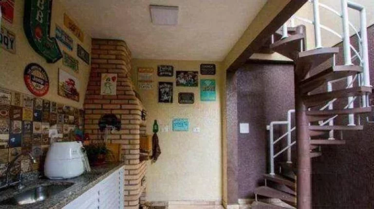 Imagem Sobrado com 3 dormitórios, 350 m² - venda por R$ 980.000,00 ou aluguel por R$ 7.900,00/mês - Vila Curuçá - Santo André/SP