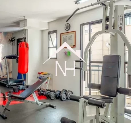 Imagem Apartamento de 41m com 1 dormitório e varanda, Piscina, Churrasqueira, Salão de Festas, Playground, Academia, Coworking.
