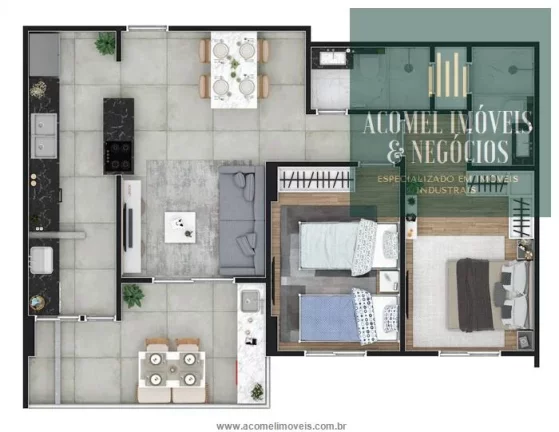 Imagem Apartamentos no Litoral para venda em Praia Grande no bairro Vila Guilhermina