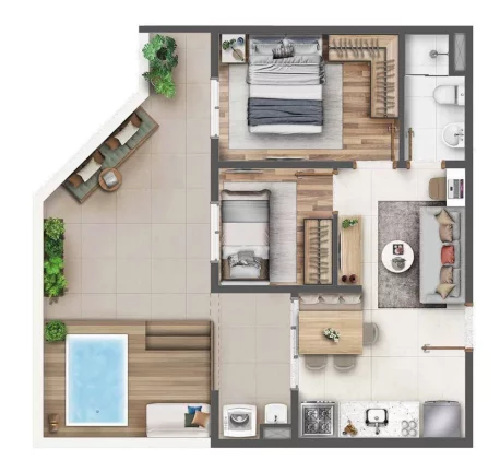 Imagem APARTAMENTO RESIDENCIAL em São Paulo - SP, Vila Carmosina