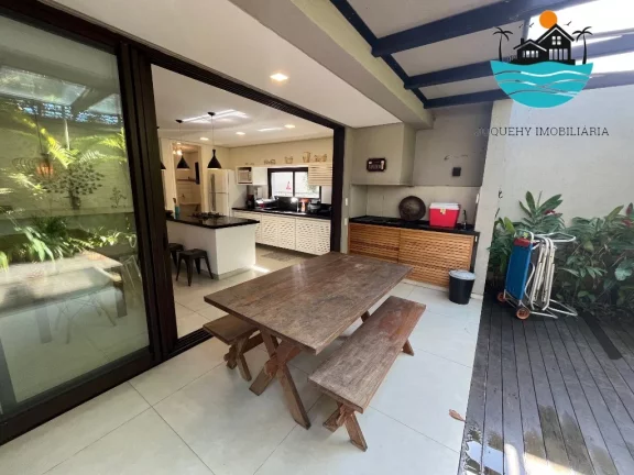 Imagem Venda de Casa em Juquehy, 3 suítes, churrasqueira, 2 vagas, condominio com piscina, sauna e serviço de praia600m da praia| Juquehy Imobiliária