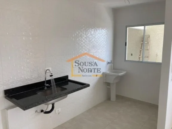 Imagem Apartamento novo, 1 dormitório, sala 2 ambientes, cozinha, área de serviço, banheiro, 1 vaga de g...