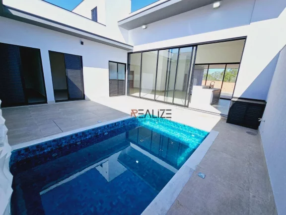 Imagem Casa com 3 suítes e piscina à venda, 190 m² por R$ 1.590.000 - Condomínio Fechado - Indaiatuba/SP