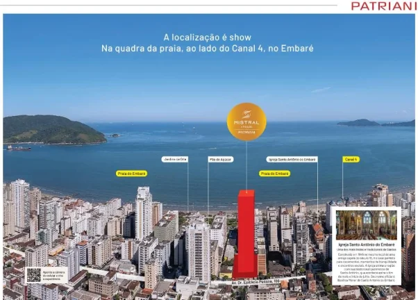 Imagem Lançamento Mistral Embaré - Patriani direto com a construtora