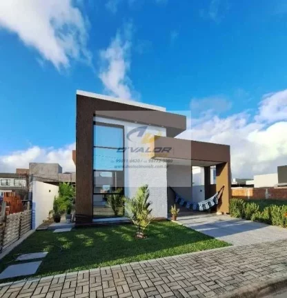 Imagem Vendo Casa, em Condomínio Fechado, com 100 m², 3 quartos s/ 1 suíte, sala ampla e 2 vagas