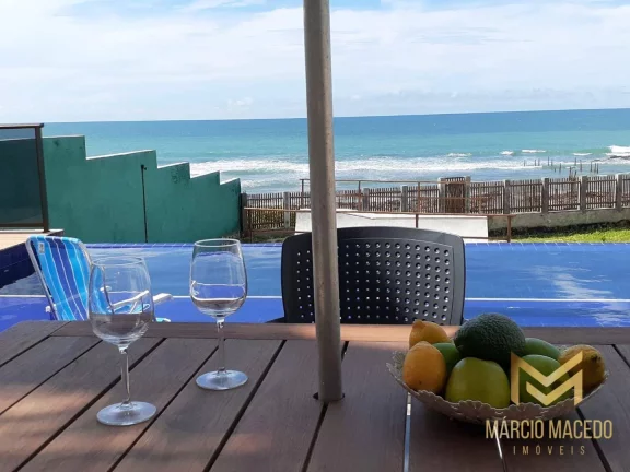 Imagem Casa pé na areia com 4 suítes à venda, 225 m² por R$ 2.700.000 - Taíba - São Gonçalo do Amarante/CE