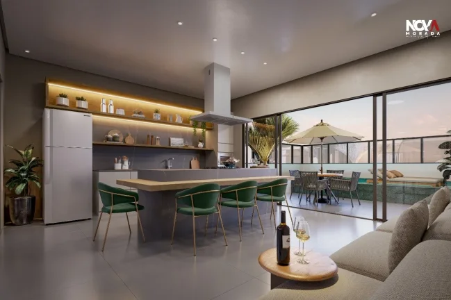 Imagem Conheça este magnífico apartamento à venda no Top Living Home, localizado na Praia de Itaparica, ...