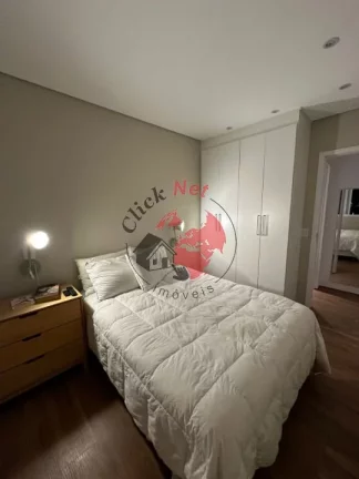 Imagem Apartamento Lindíssimo Mobiliado com 1 dormitório e 1 vaga à venda no bairro Rudge Ramos, São Bernardo do Campo