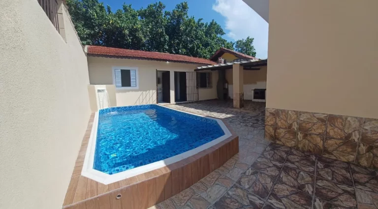 Imagem Casa com 3 dorms, Itaóca, Mongaguá - R$ 400 mil, Cod: 2329