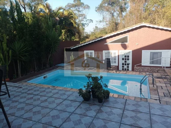 Imagem Tranquilidade para você, Casa Térrea com 3 quartos, piscina, 4 vagas , Edícula