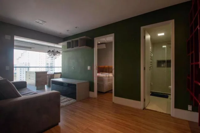 Imagem Apartamento com 1 dormitório à venda, 51 m² por R$ 830.000,00 - Brooklin - São Paulo/SP
