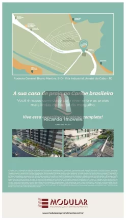 Imagem Lançamento Sand Beach Residence Arraial do Cabo em 48 Parcelas !!!