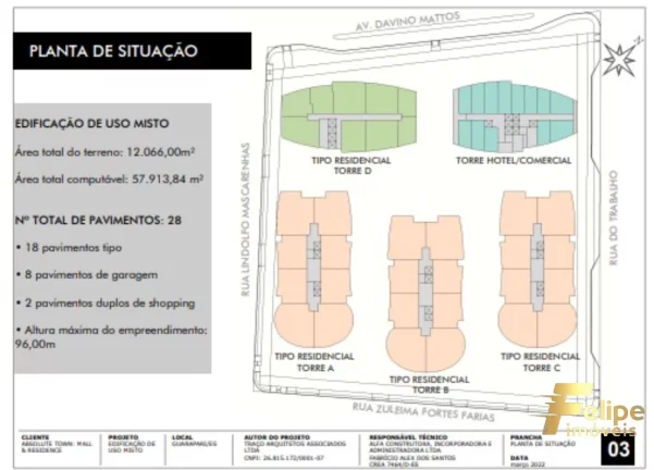 Imagem LANÇAMENTO DO ABSOLUTE TOWN: MALL ... RESIDENCE - CENTRO DE GUARAPARI
