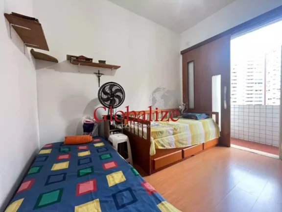 Imagem Apartamento à venda com 73m², 2 quartos, 1 banheiro, sacada, garagem por R$385.000,00 no José menino Santos