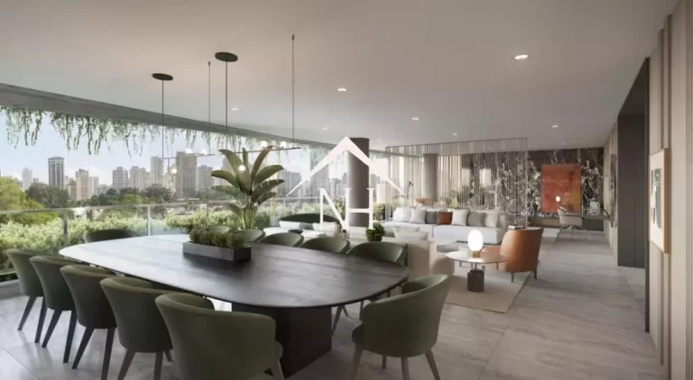 Imagem Apartamento de 322m c/4suítes (1 master), 4 vagas c/carregador p/carro elétrico,terraçogourmet brinquedoteca,piscina, fitness, lounge festas,jardim