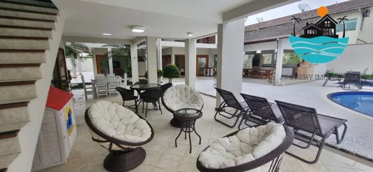 Imagem Casa para Alugar em Juquehy Temporada com, 8 suítes, 600m da praia - Acomodação 24 pessoas | Juquehy Imobiliária