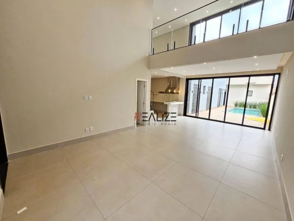 Imagem Casa com 4 suítes e mezanino à venda, 250 m² por R$ 2.100.000 - Condomínio Fechado - Indaiatuba/SP