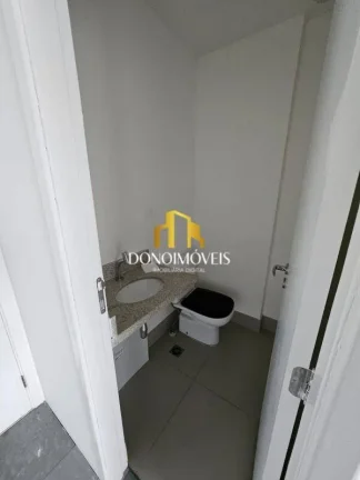 Imagem Sala - andar alto- *Vista para Santo André e São Bernardo - Com Piso elevado, infra estrutura de a...