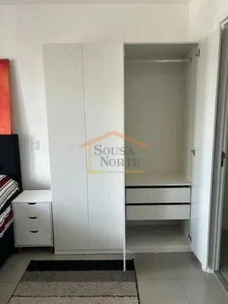 Imagem Apartamento 29m², 1 dormitório, mobiliado, sacada, conta com eletrodomésticos e utensílios, em a...