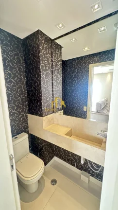 Imagem Apto venda 3 dorm vista livre mobiliado, 123m Cond Domo Life Centro SBC SP