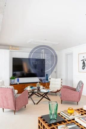 Imagem Apartamento de luxo em Perdizes: 3 quartos, 3 suítes, 2 salas, 4 banheiros, 2 vagas, 174m² - São Paulo-SP.