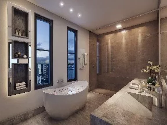 Imagem Imóvel exclusivo no Condomínio Figueira Altos do Tatuapé: Apartamento 3 quartos, 3 suítes, 4 banheiros, 5 vagas, 337m² em SP.