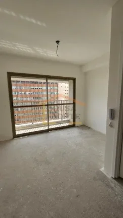 Imagem Apartamento novo de 27 m², entregue no contrapiso, com 1 dormitório, banheiro, cozinha integrada e...