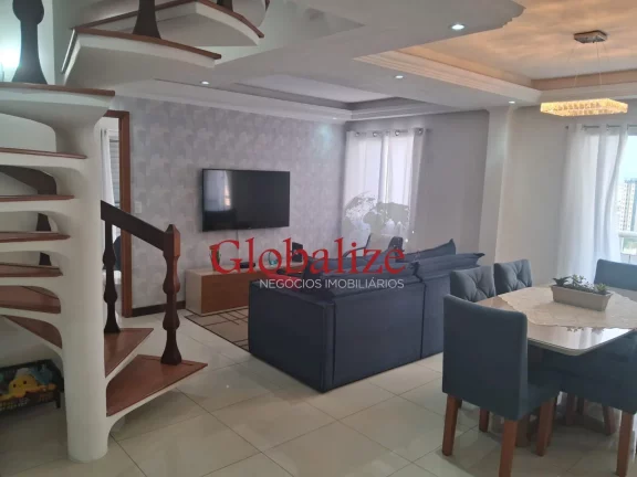 Imagem Linda Cobertura Duplex em Santos no bairro do Boqueirão com 3 dormitórios e duas suítes mobiliado por R$ 1.385.000,00 !!!