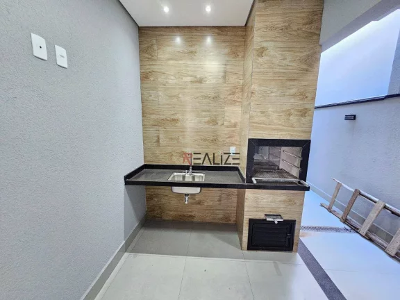 Imagem Casa moderna com 3 dormitórios à venda, 110 m² por R$ 925.000 - Condomínio Jardins do Império - Indaiatuba/SP