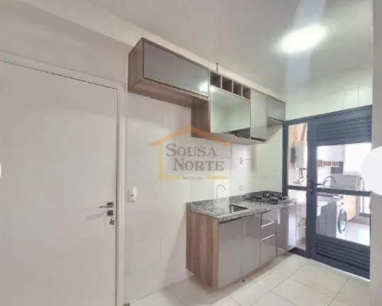 Imagem Apartamento 61m², 2 dormitórios, sendo 1 suíte, banheiro social, sala 2 ambientes, varanda gourme...