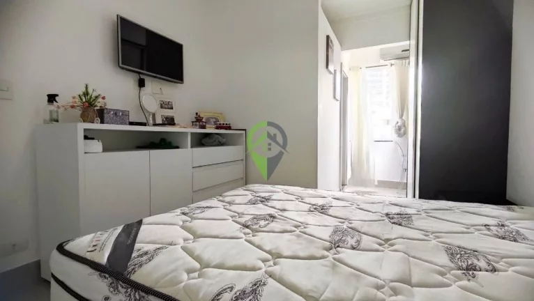 Imagem Apartamento com vista mar e 2 suítes em Santos
