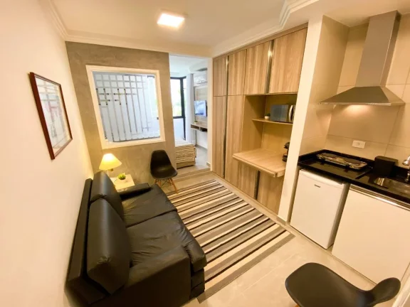 Imagem Flat para venda tem 28 metros quadrados com 1 quarto em Cerq. César - SP