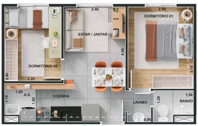 Imagem APARTAMENTO RESIDENCIAL em São Paulo - SP, Jaguaré