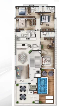 Imagem Bella Vita - Apartamento à venda no bairro Canto Grande - Bombinhas/SC