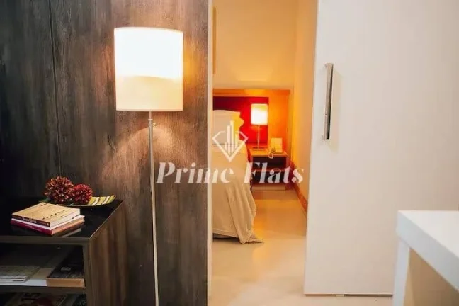 Imagem Flat disponível para locação no Hotel Bienal Suítes, com 28m², 1 dormitório e 1 vaga