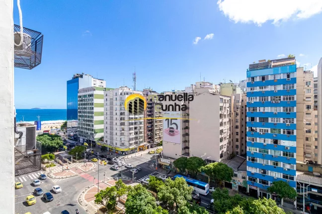 Excelente Apartamento Copacabana - Quadra da Praia / Varanda vista mar!