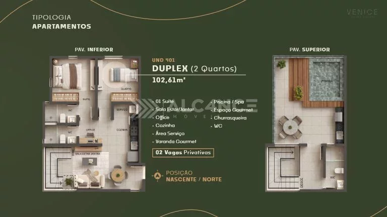 Imagem Apto Studio - 23,02 m² - Intermares, Cabedelo/PB.