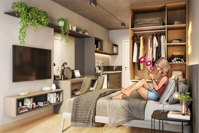 Imagem Apartamento studio no bairro Rebouças, em Curitiba-PR