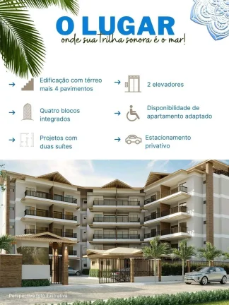 Imagem Mandala Beach Residence, apartamento no Porto das Dunas, Aquiraz-CE.